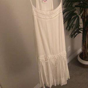 White flowy summer dress